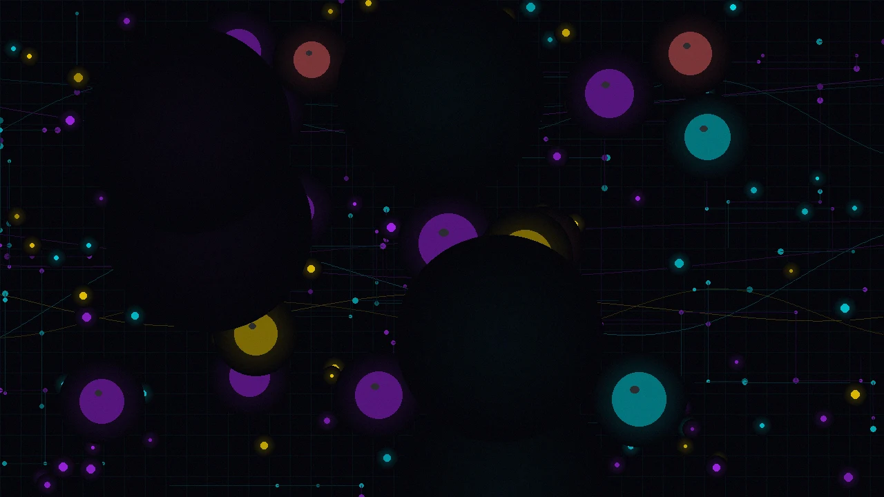 澳门开奖量子彩境数据演算平台首屏背景——量子计算机内部数据流穿梭节点网络